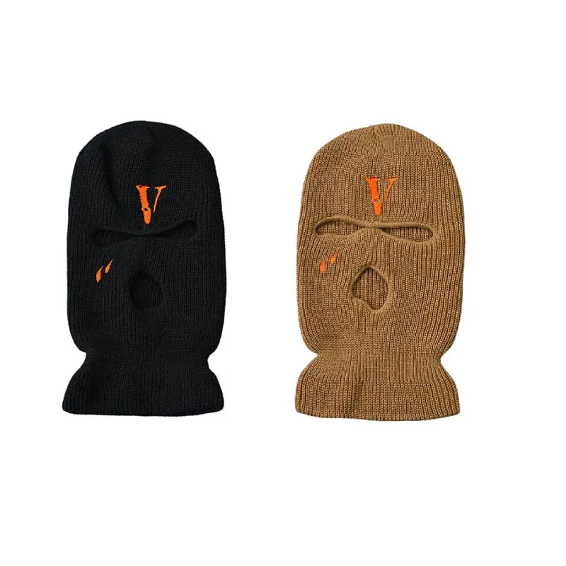 2-Pack 3 Hole Knitted Mask Full Face Cover Ski Balaclava Outdoor