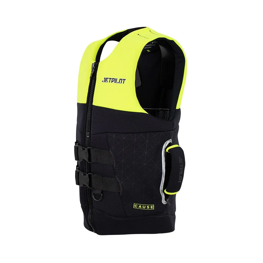 2024 Jetpilot Cause Mens S-Grip Fe Neo Vest - Yellow Level 50