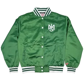 500 Speedway Green Bomber Jacket