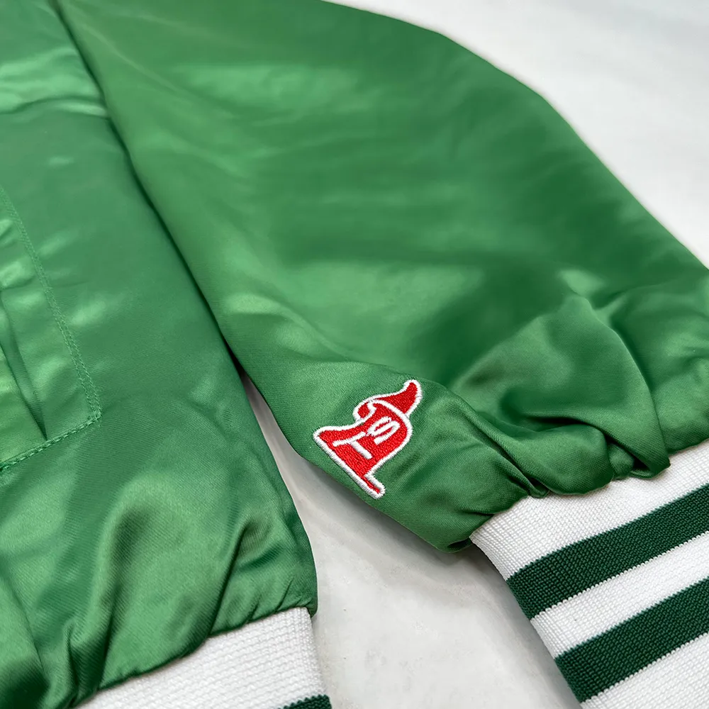 500 Speedway Green Bomber Jacket