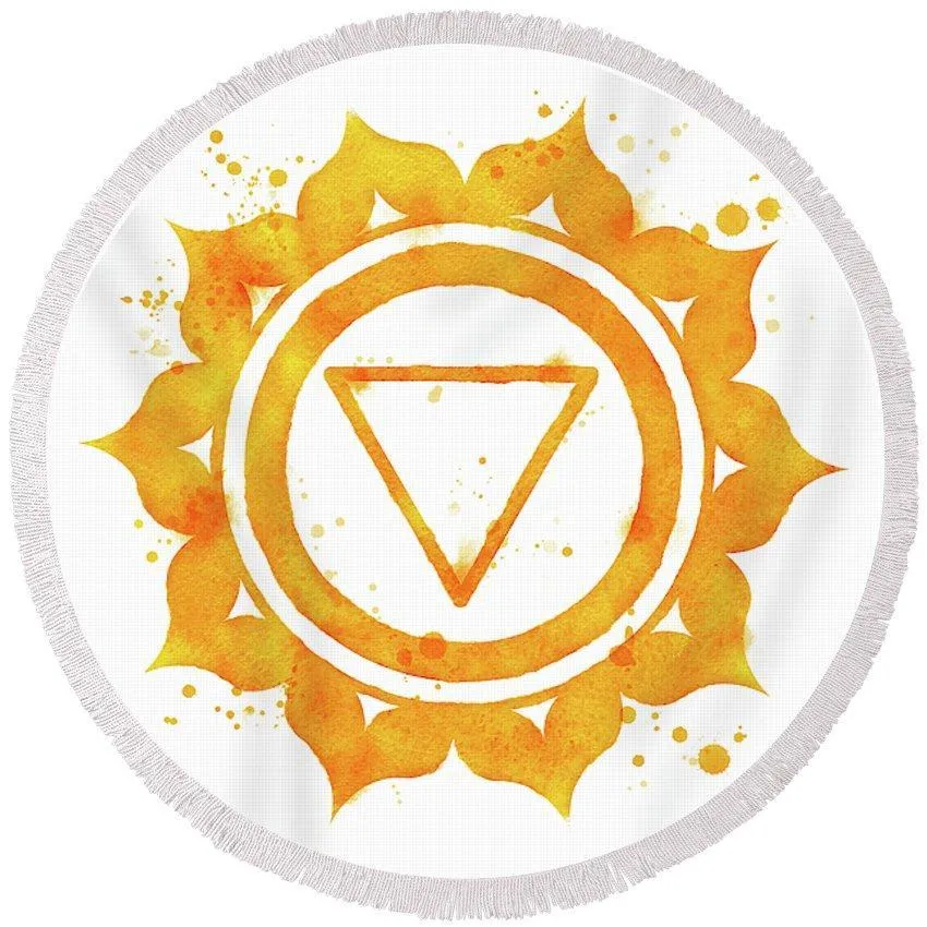 7 Chakras Round Beach Towel Collection