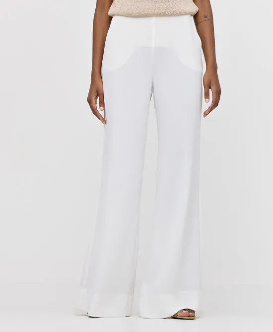 Access Fashion White Flared Pants