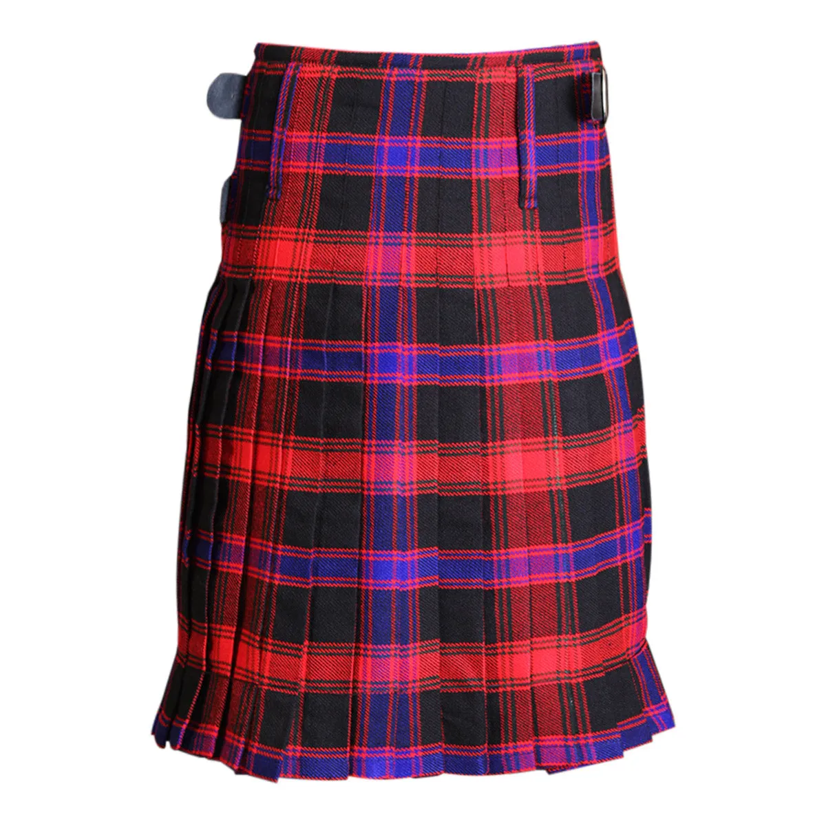 Acrylic Wool Ladies Tartan Regular Kilt Pleated