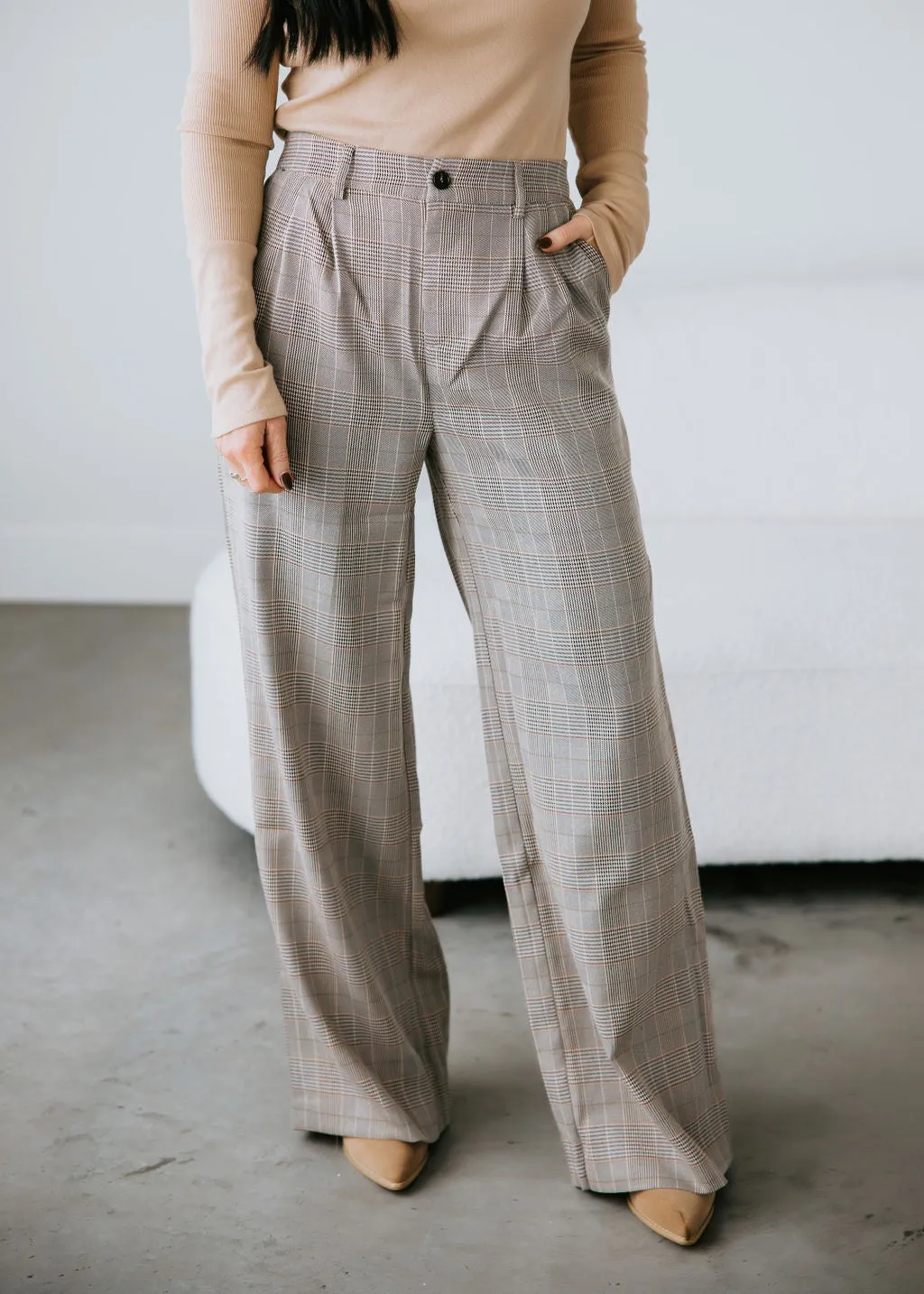 Adrie Plaid Trouser