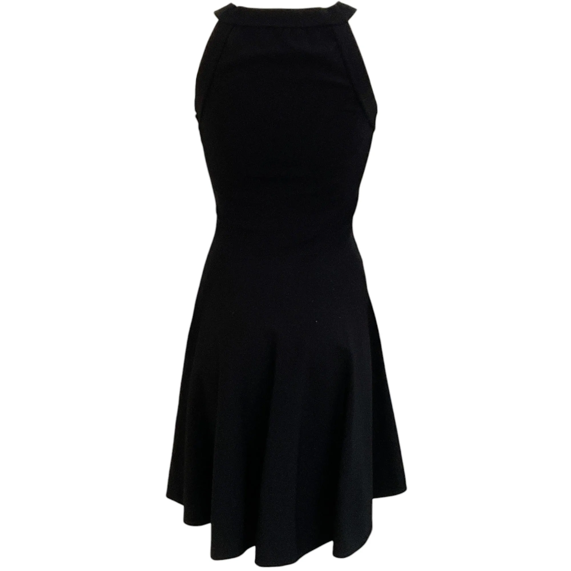 Alaia Black Sleeveless Flared Dress