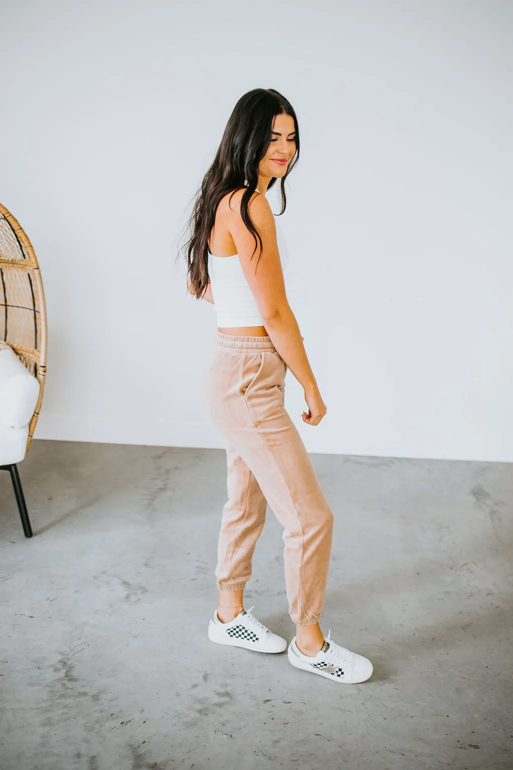 Alana Velour Jogger