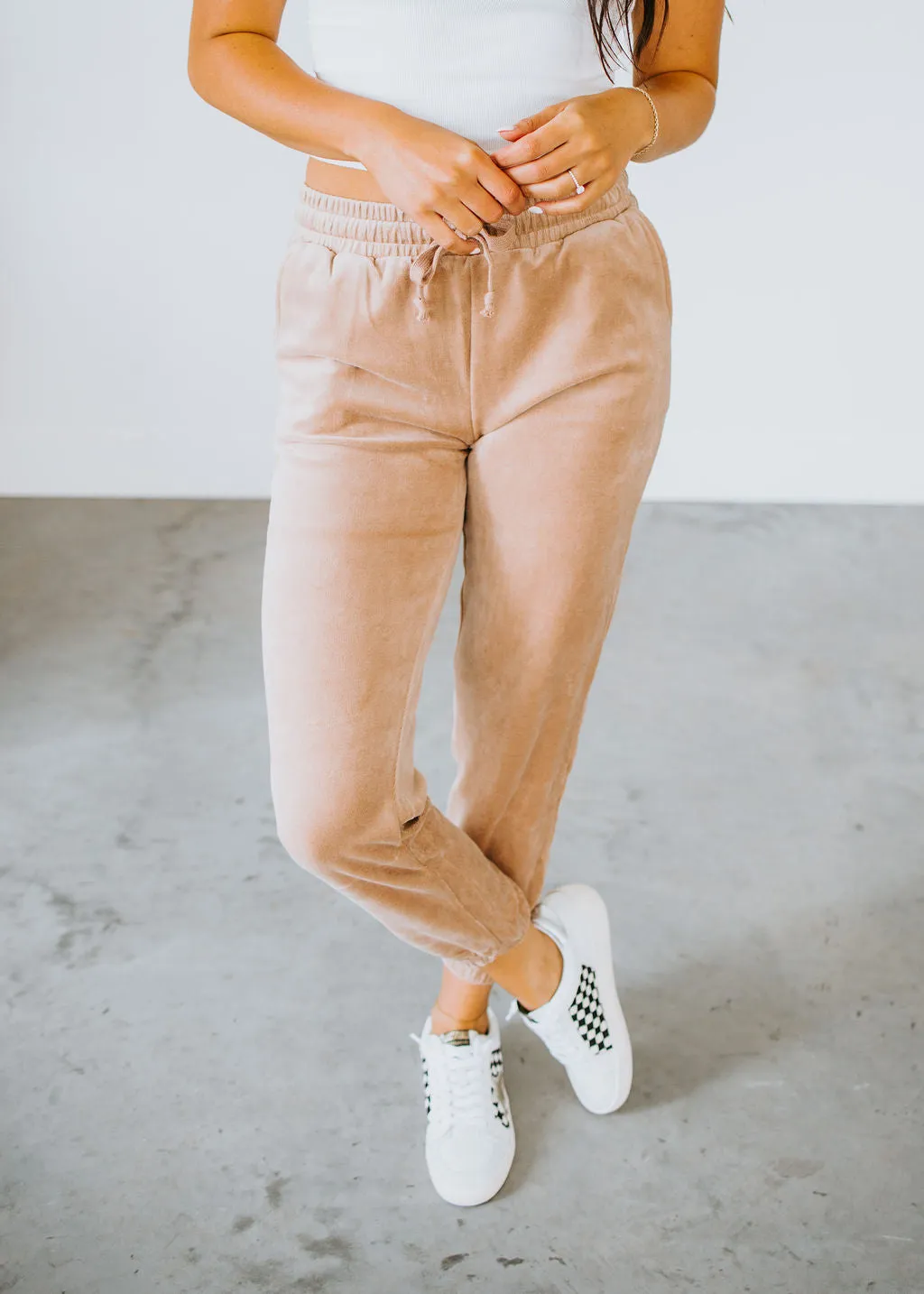 Alana Velour Jogger