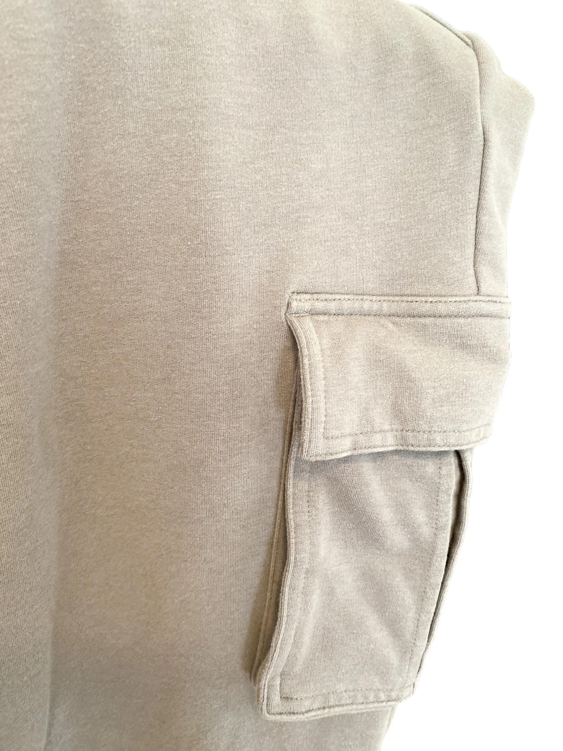 Alo Yoga Women's Unwind Knit Cargo Jogger Pant Taupe Size S