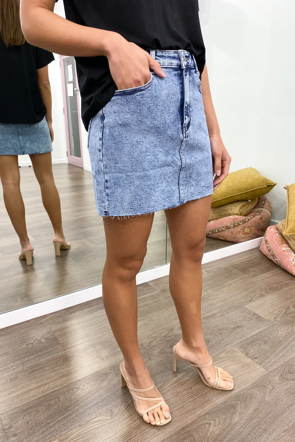 Anja Denim Skirt