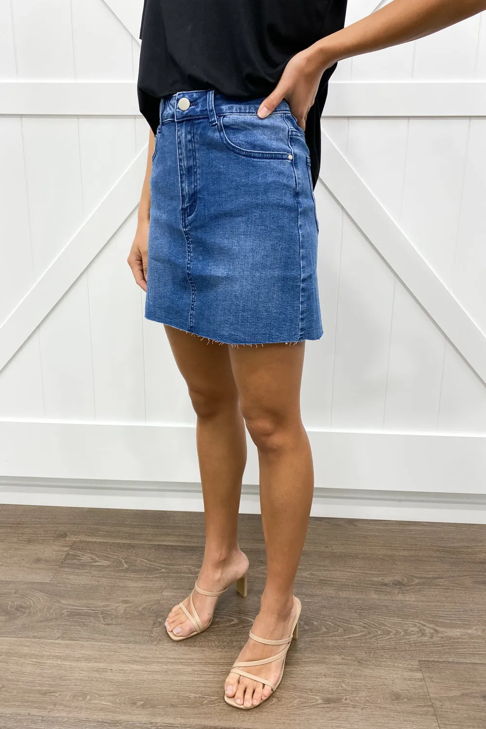 Anja Denim Skirt