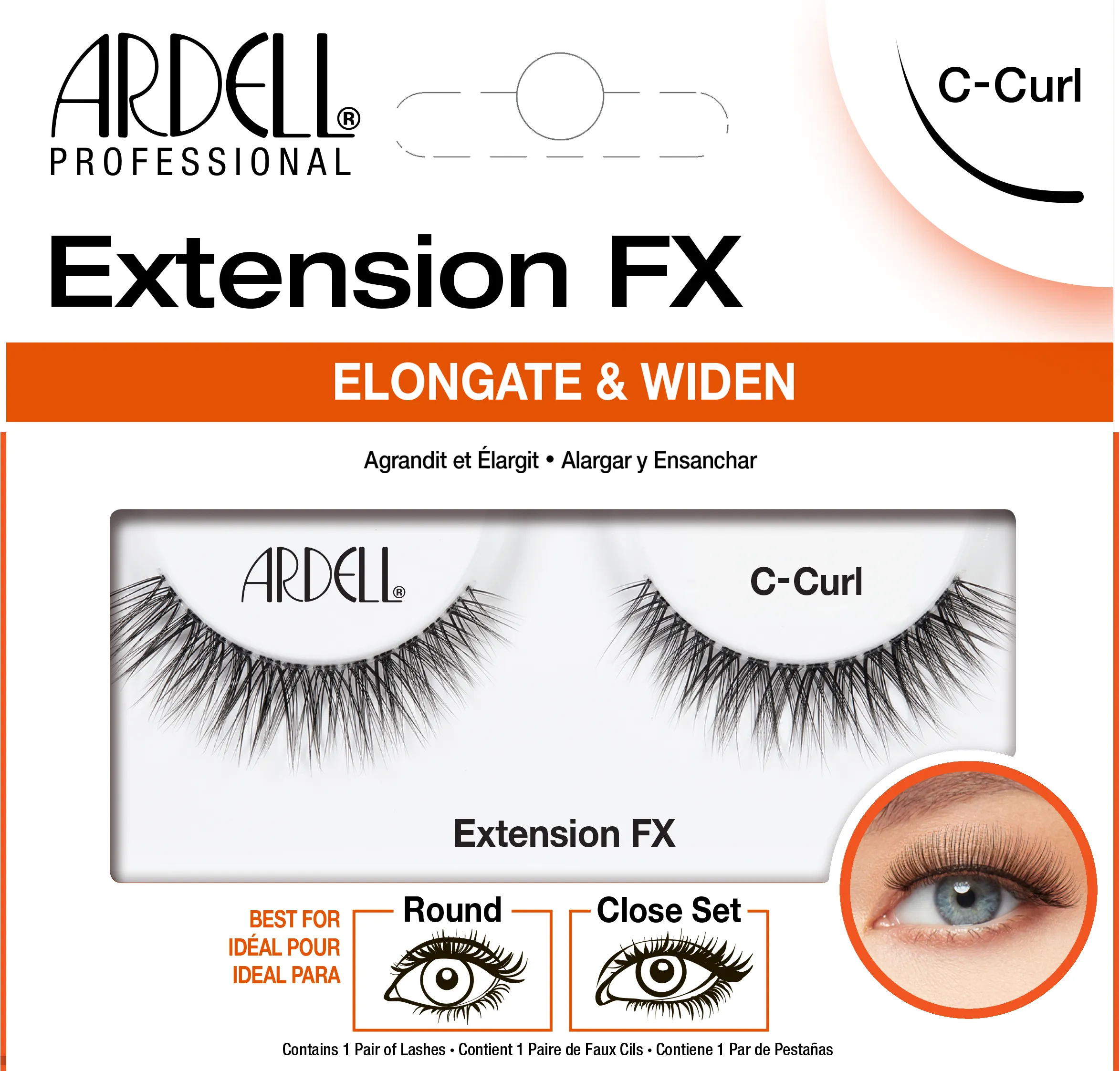 Ardell Lashes Extension FX - C Curl