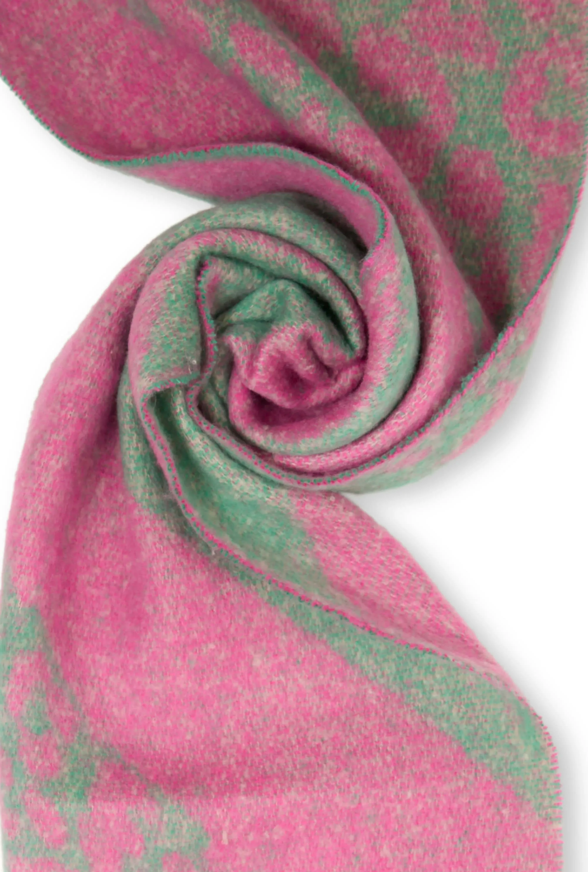 Asymmetrical Pink Scarf