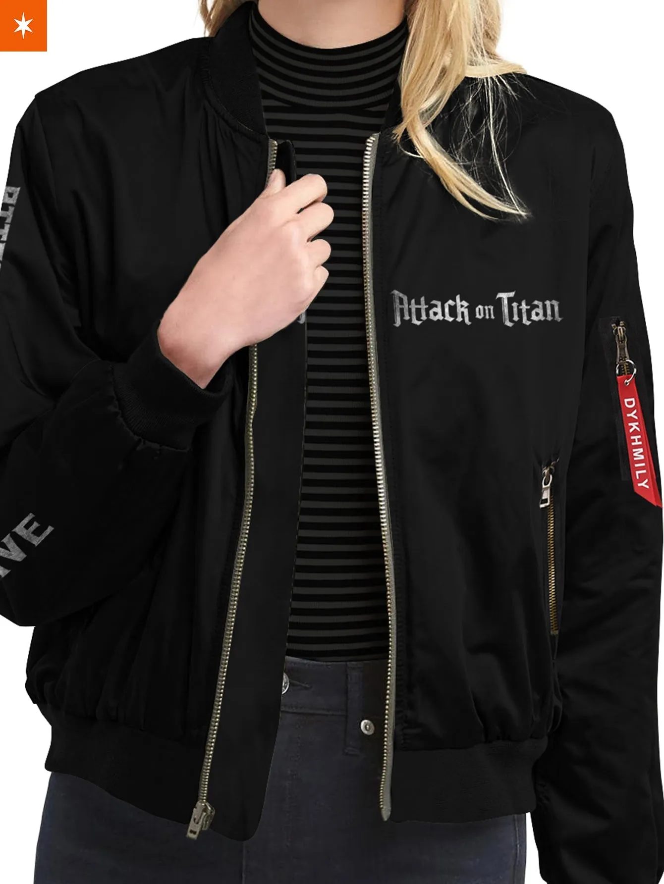 Attack Or Be Eaten Alive Bomber Jacket