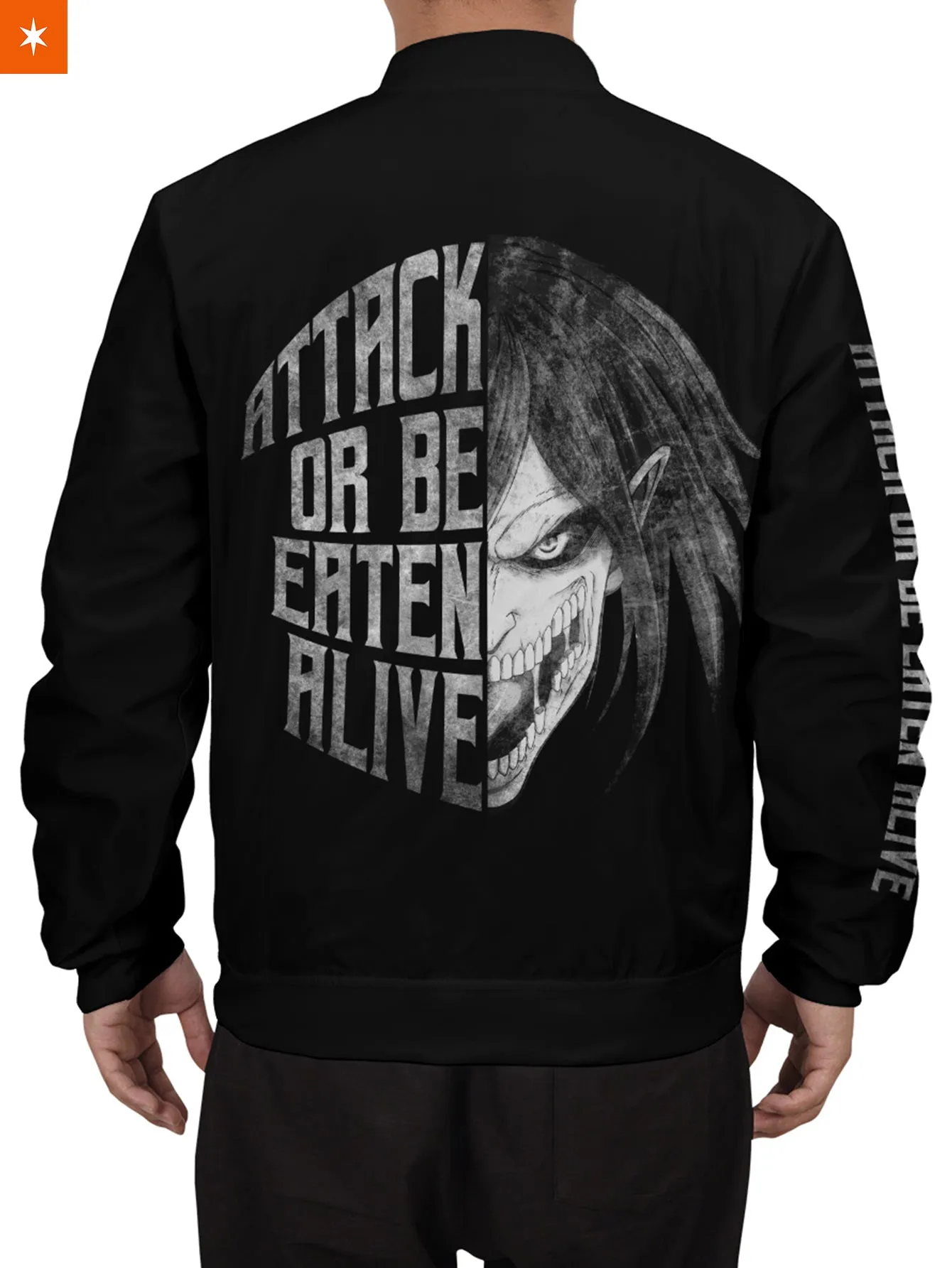 Attack Or Be Eaten Alive Bomber Jacket