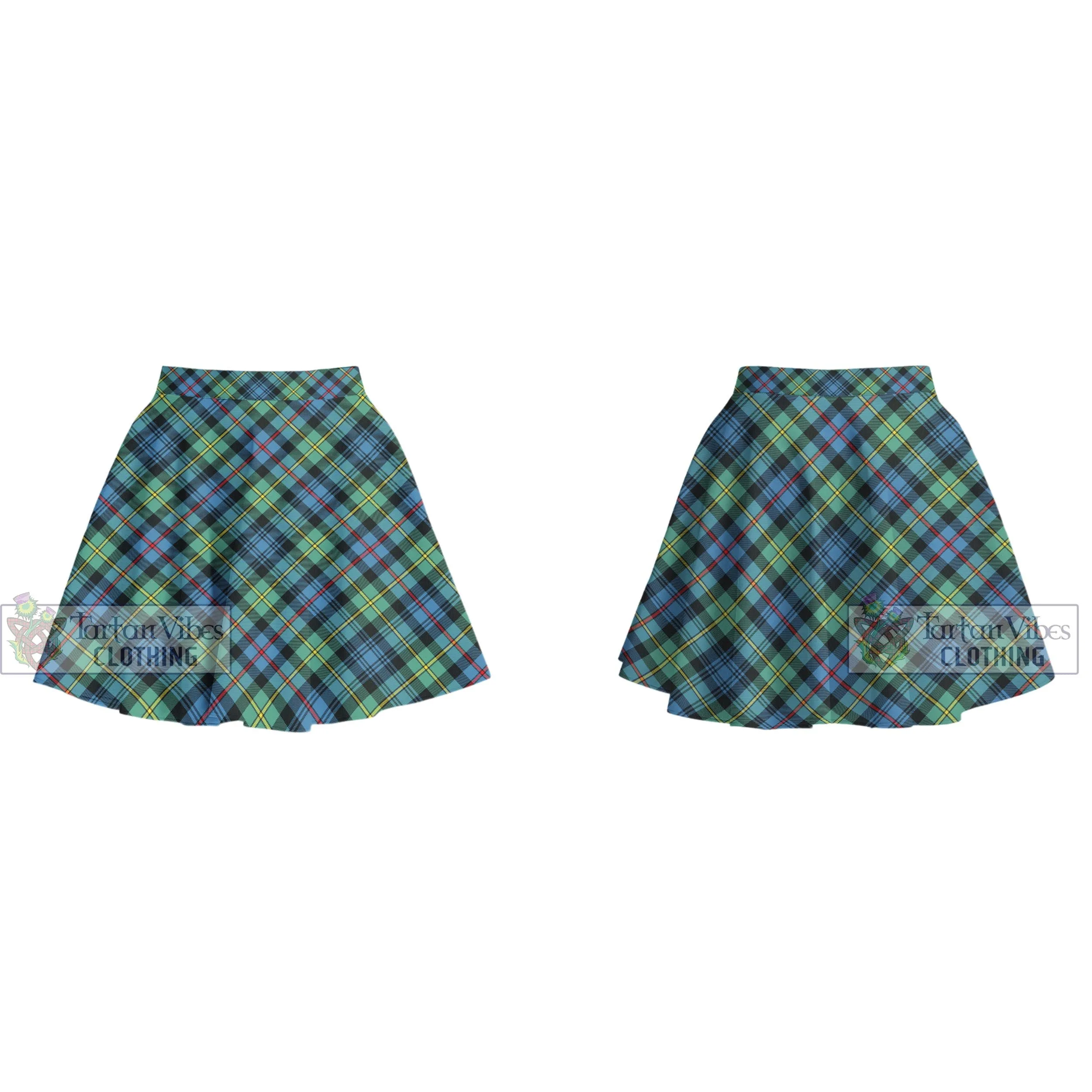 Bailey Ancient Tartan Women's Plated Mini Skirt