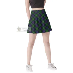 Baillie Tartan Women's Plated Mini Skirt