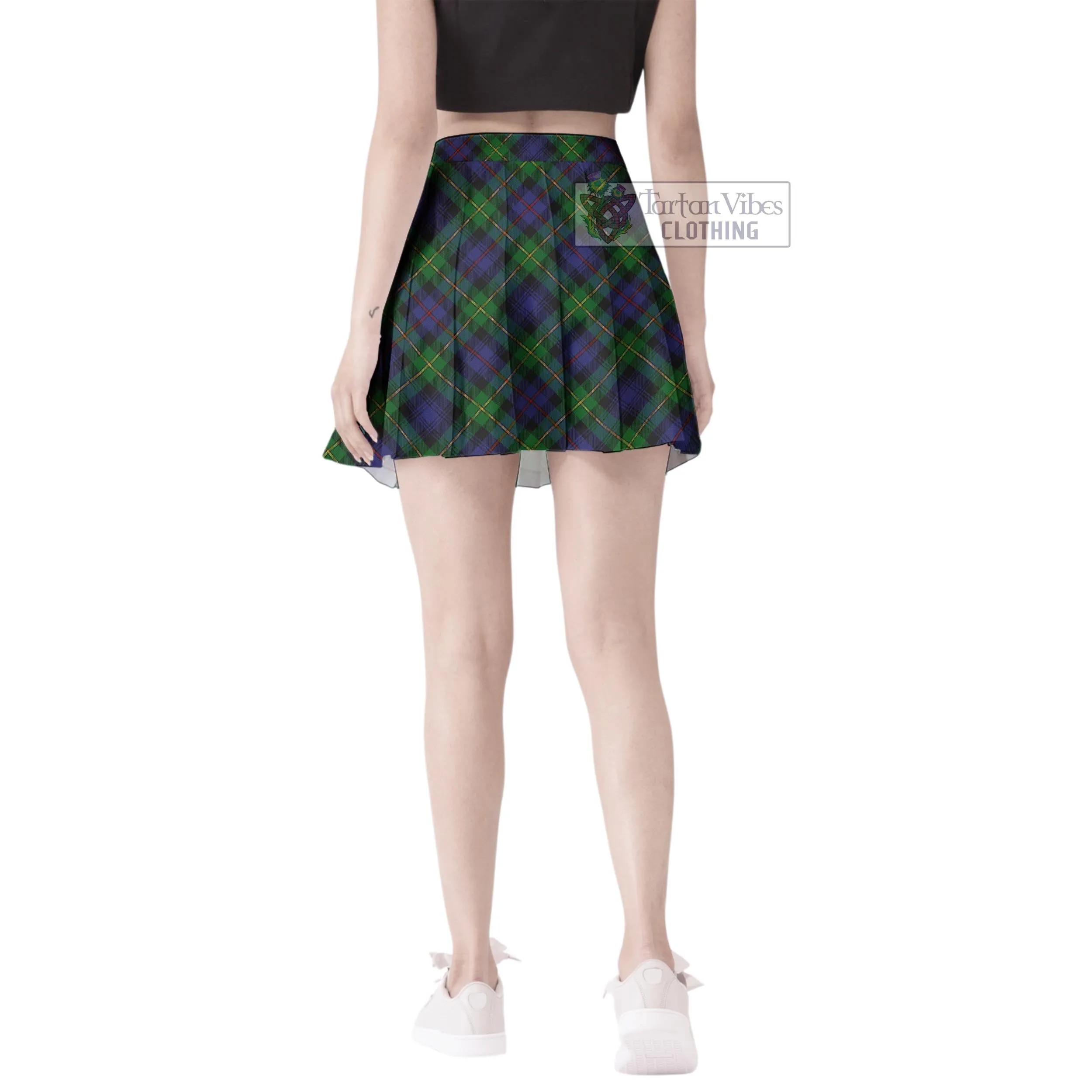 Baillie Tartan Women's Plated Mini Skirt