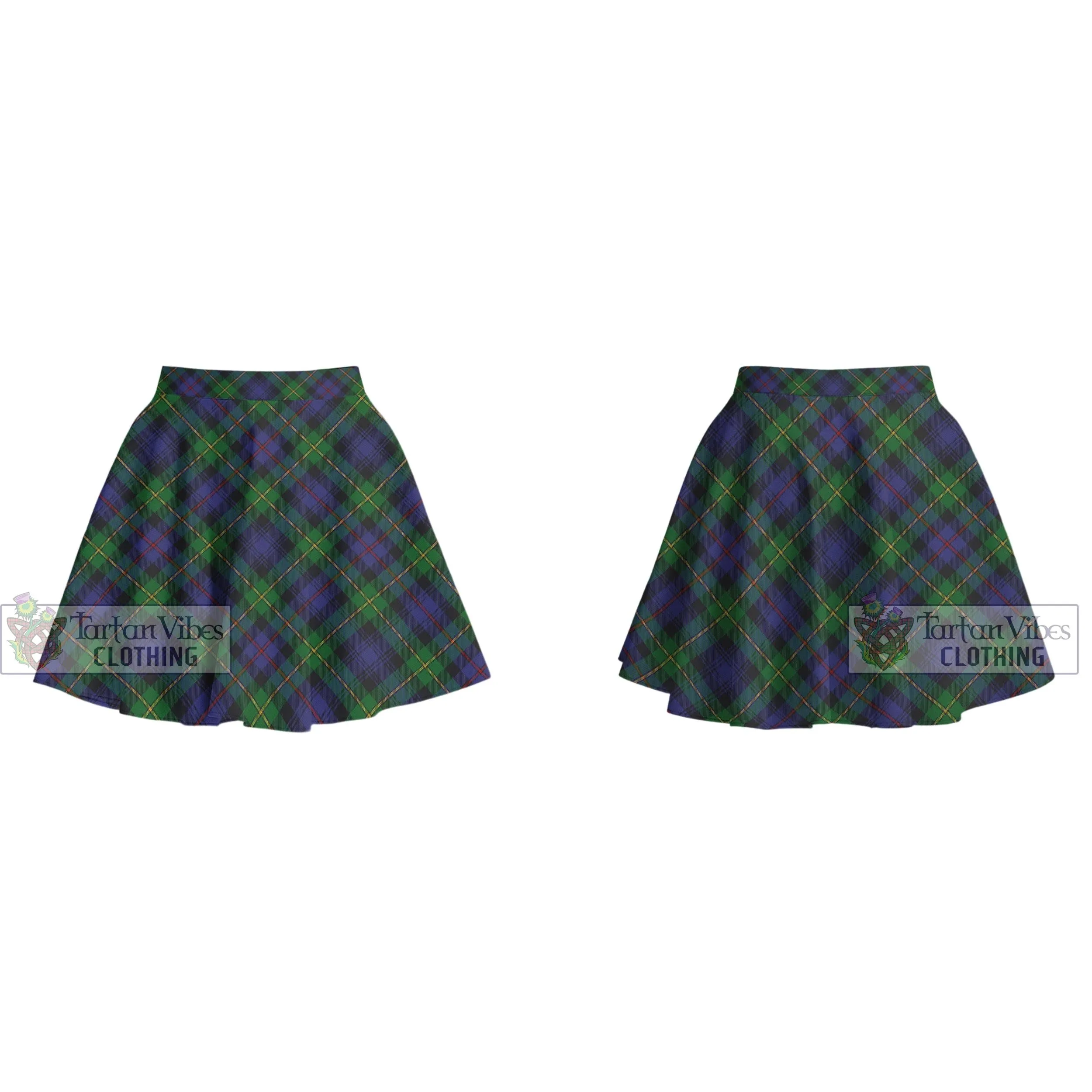 Baillie Tartan Women's Plated Mini Skirt