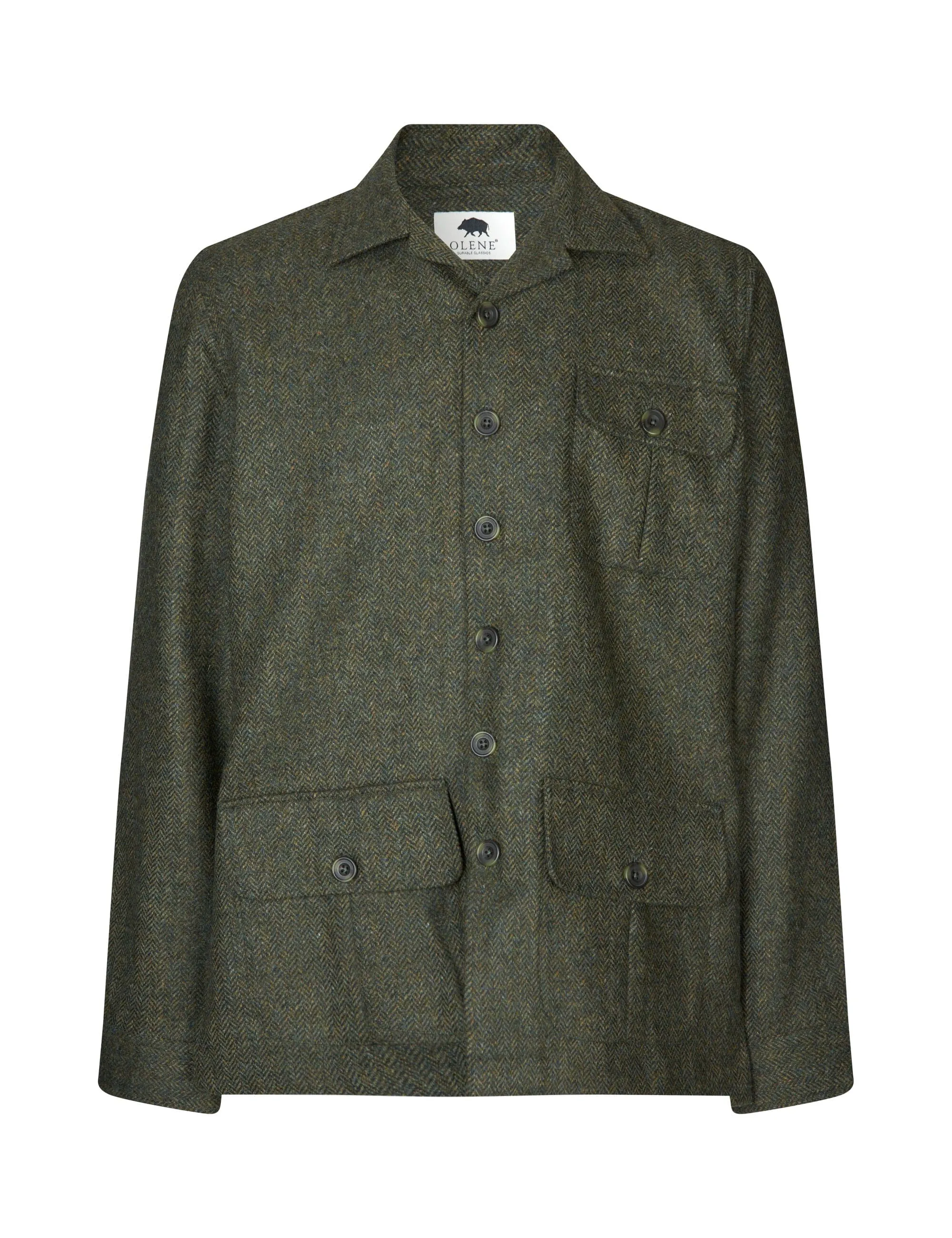 Beauly Tweed Shacket, grøn