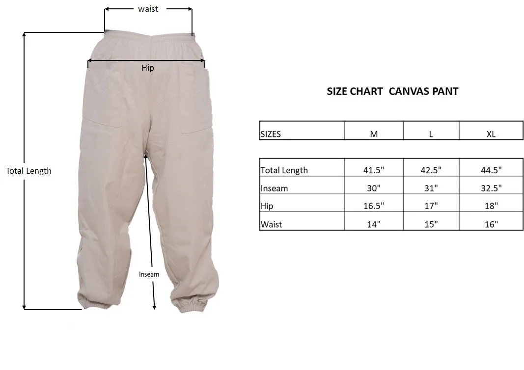 Beekeeping Heavy Duty Canvas Pant for Bee Hive Maintenance