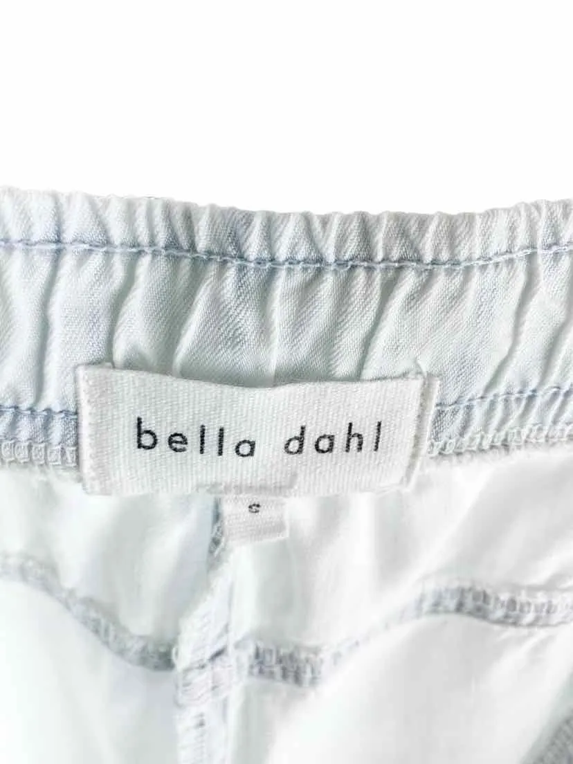 Bella Dahl Women's Tencel Jogger Pants Whiteout Blue Size S