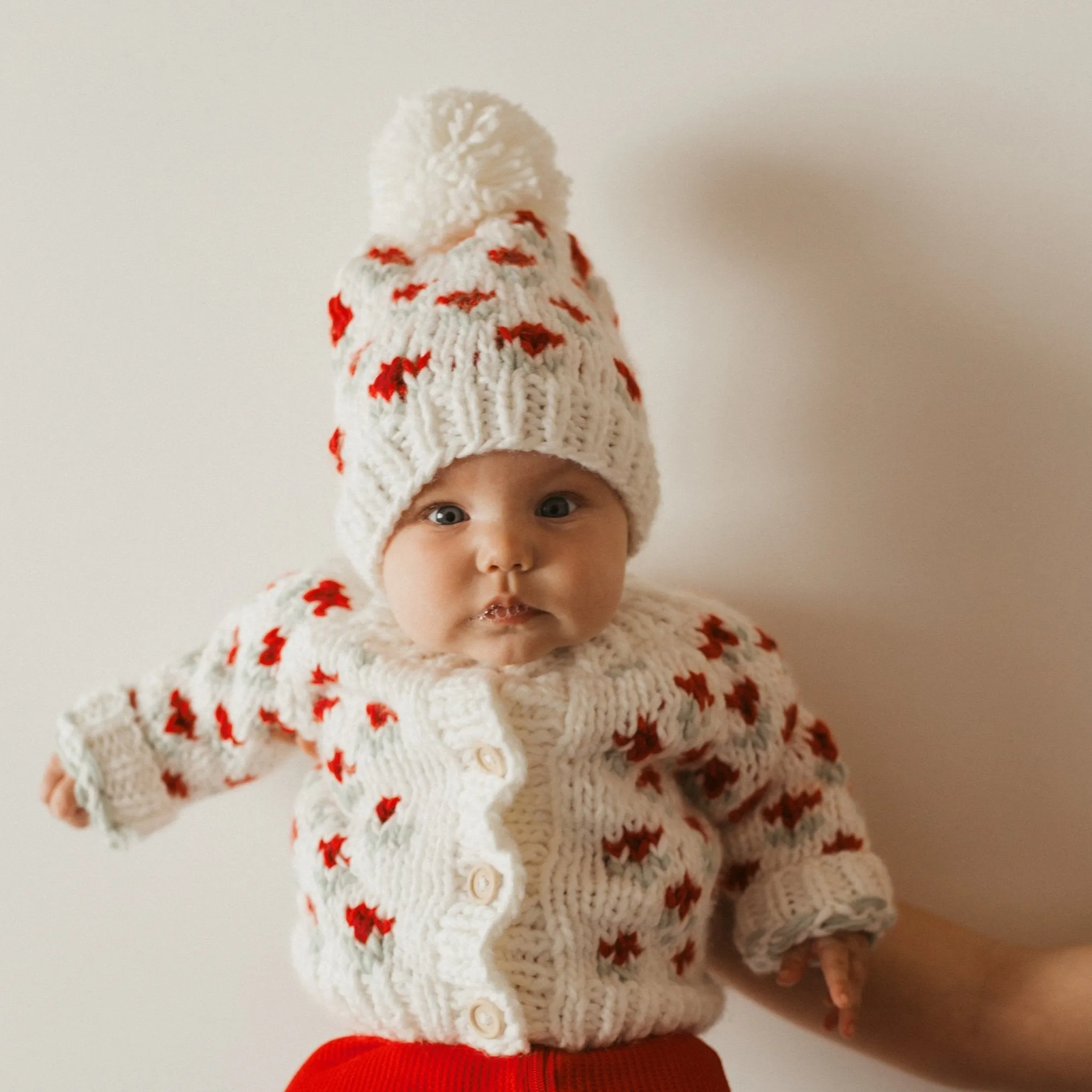 Bitty Blooms Holiday Beanie Hat