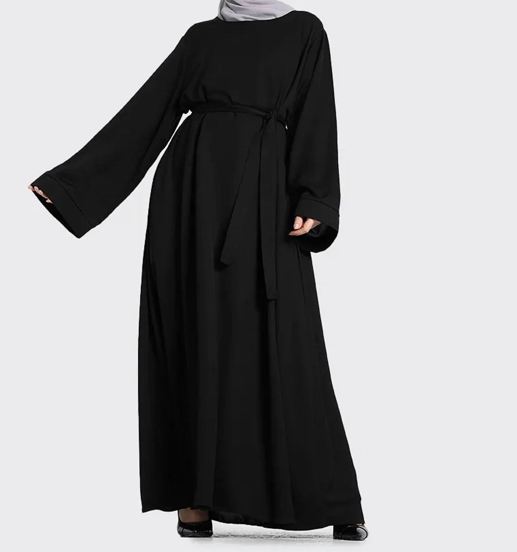 Black Plain Abaya