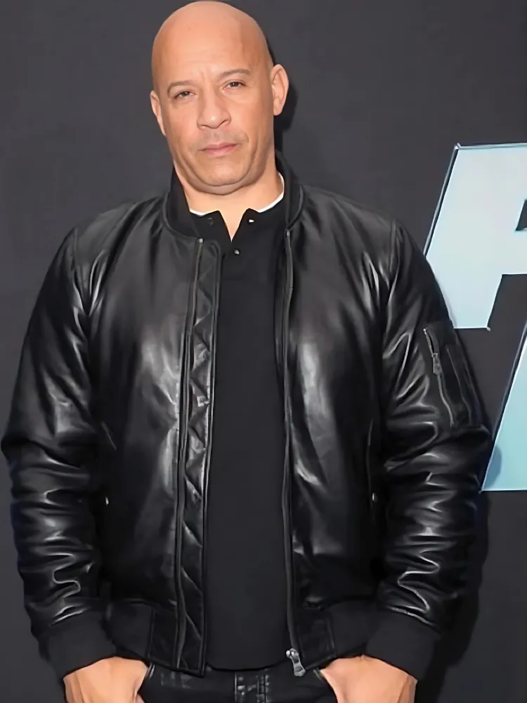 Black Vin Diesel Leather Jacket