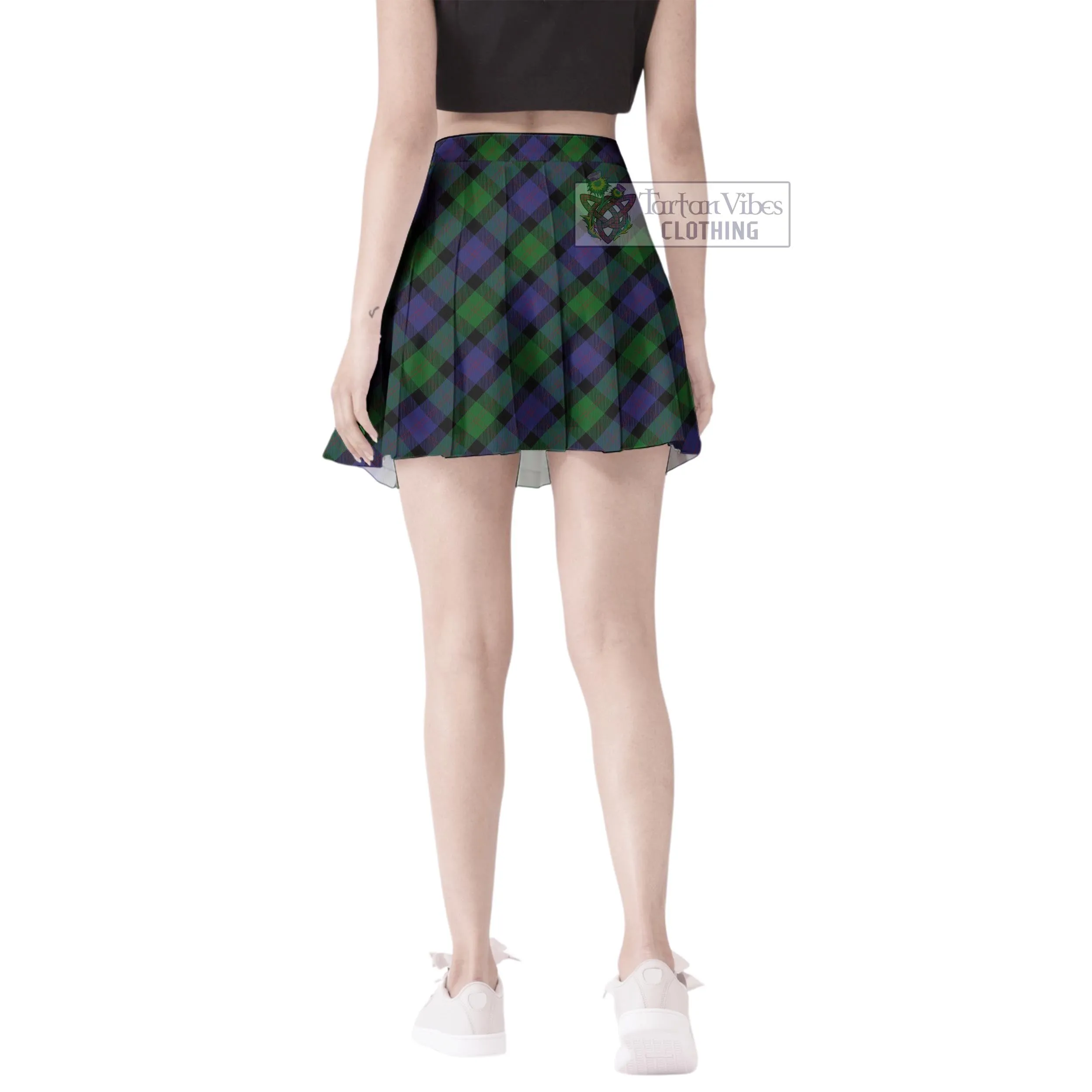 Blair Tartan Women's Plated Mini Skirt