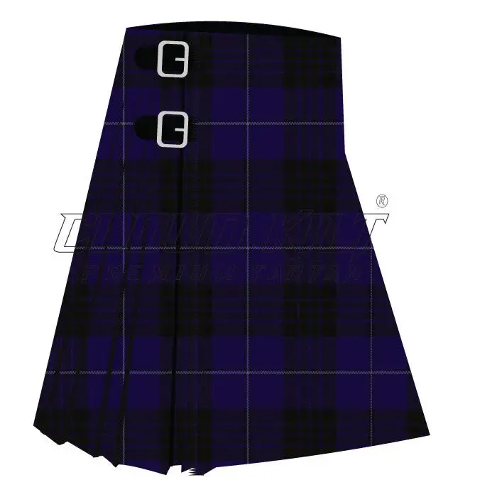 Blue Spirit Premium Tartan Kilt