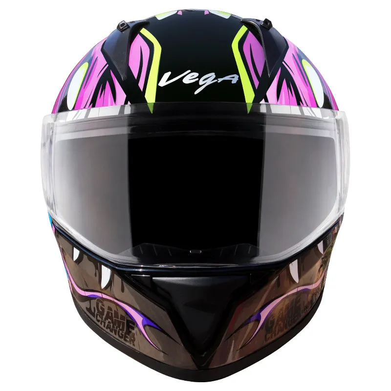 Bolt Game Changer Black Pink Helmet WITH BALACLAVA MASK