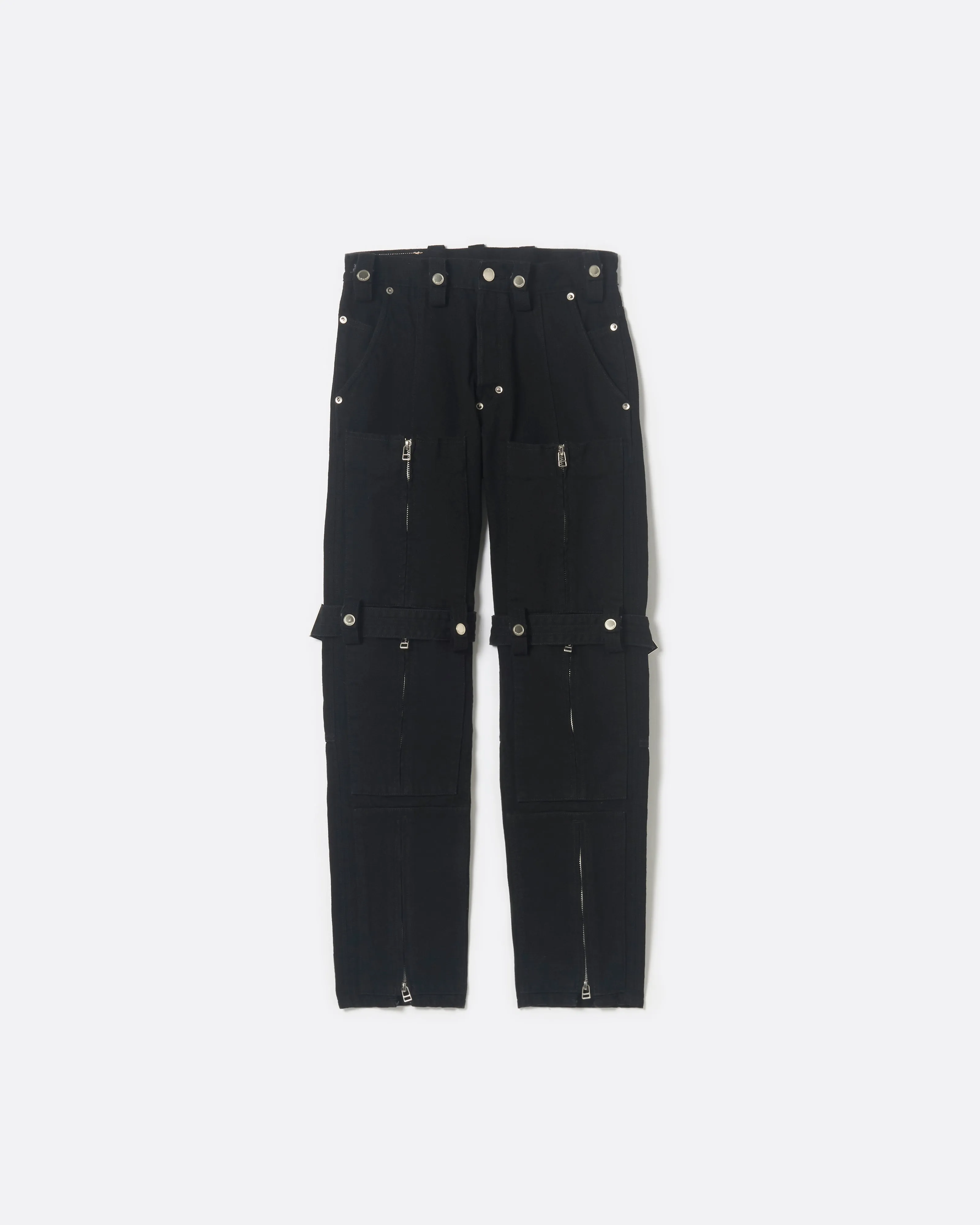 BONDAGE DENIM PANTS .11 【BLACK】