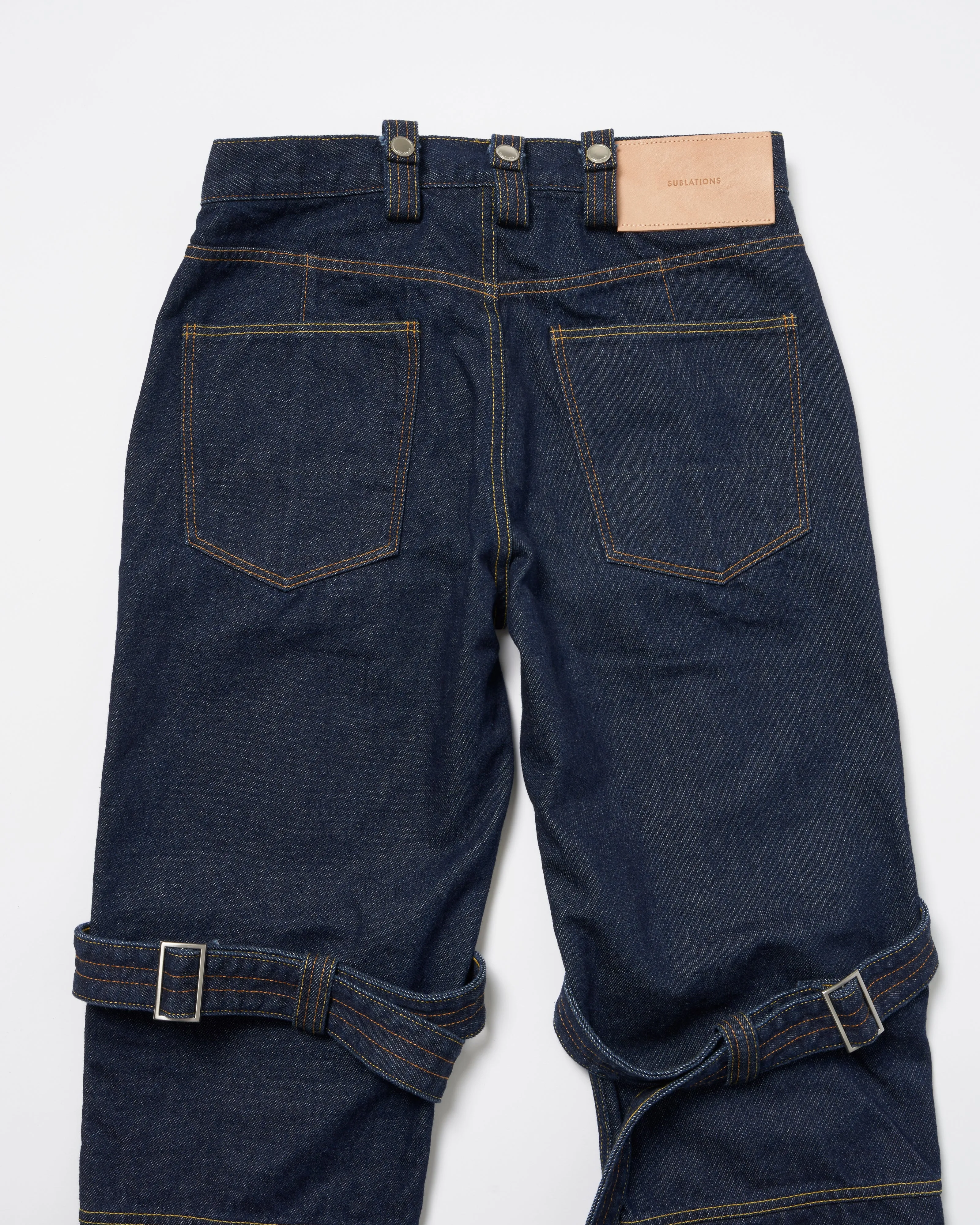 BONDAGE DENIM PANTS .11 【INDIGO】