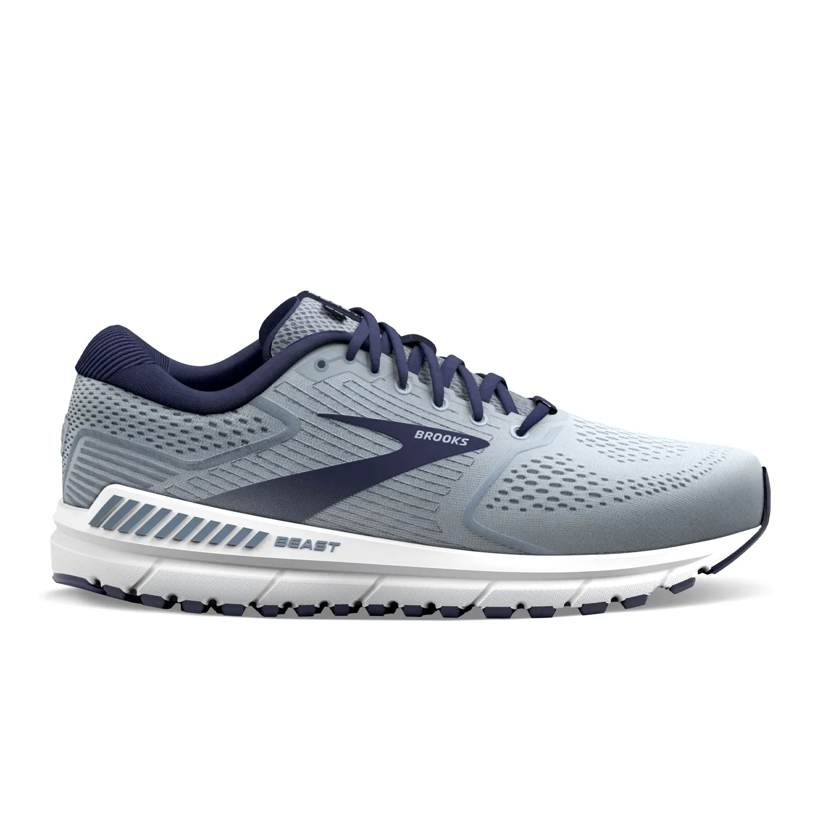 Brooks Beast 20 Running Shoe (Men) - Blue/Grey/Peacoat