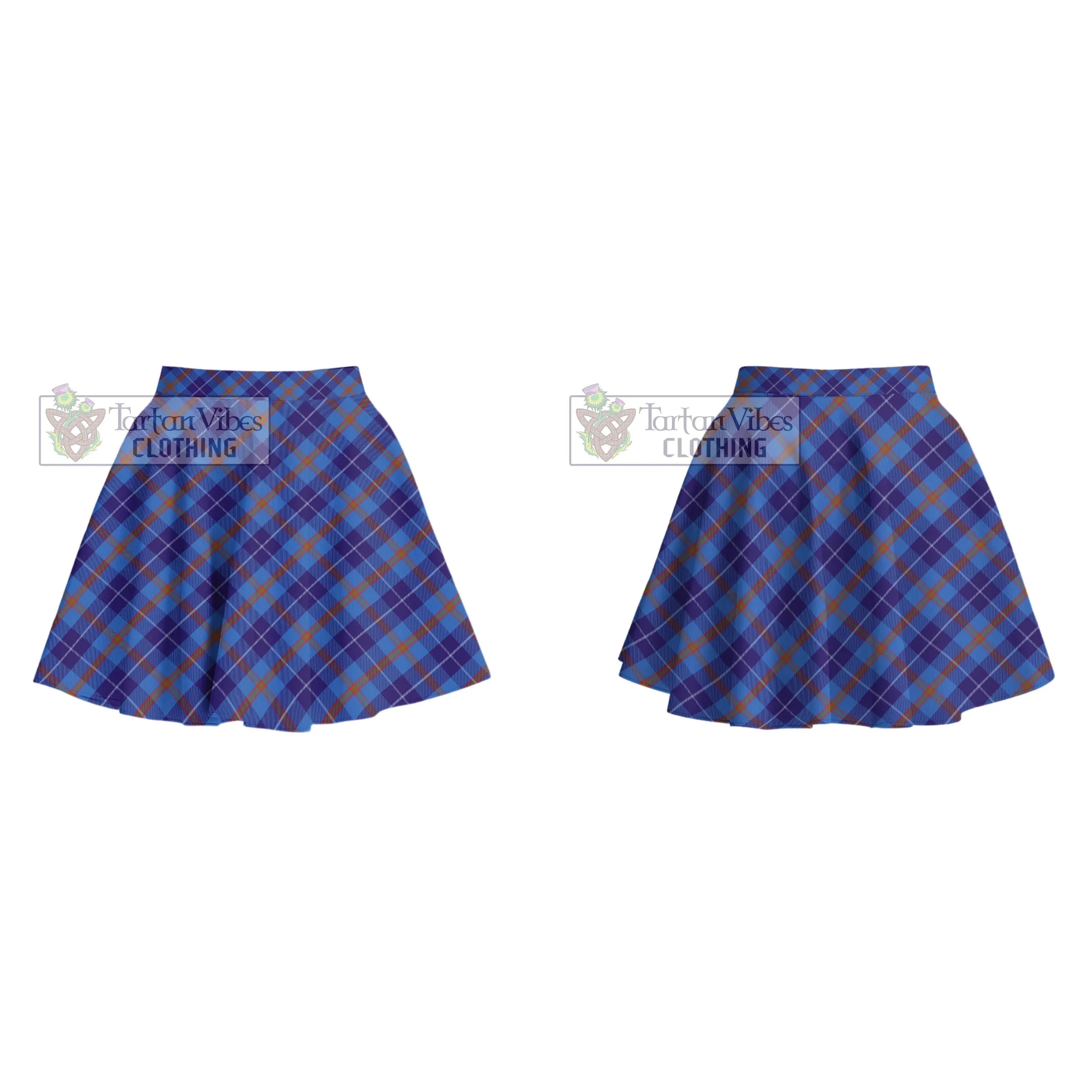 Bryson Tartan Women's Plated Mini Skirt