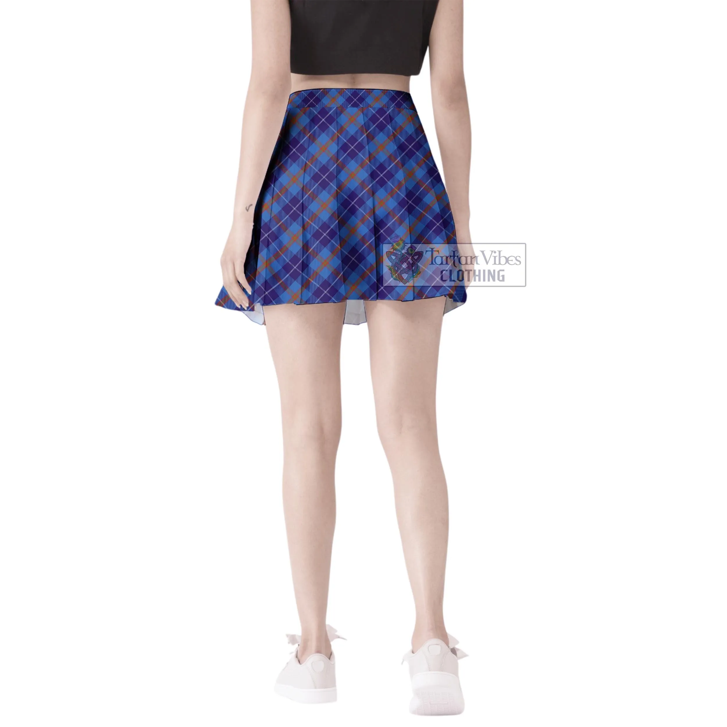 Bryson Tartan Women's Plated Mini Skirt