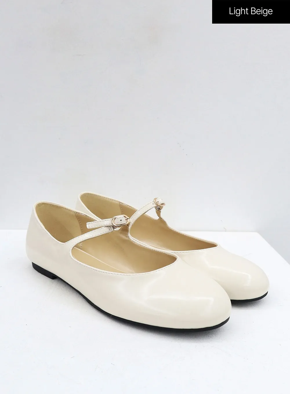 Buckle Round Mary Jane Flats OJ305