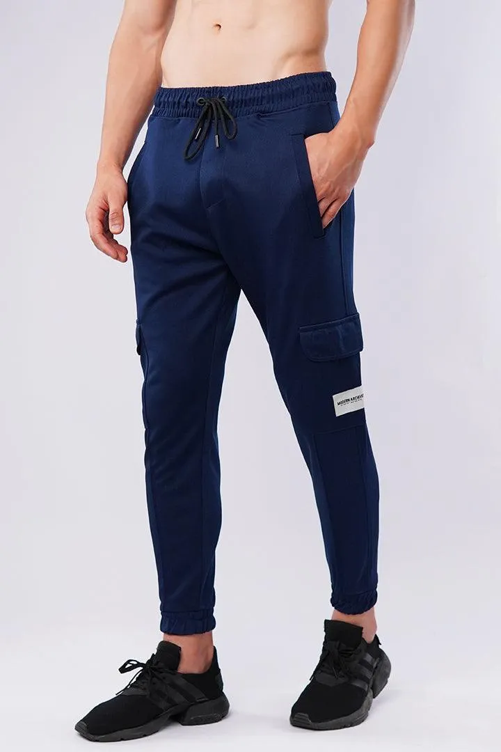 Cargo Jogger Pants - Navy Blue