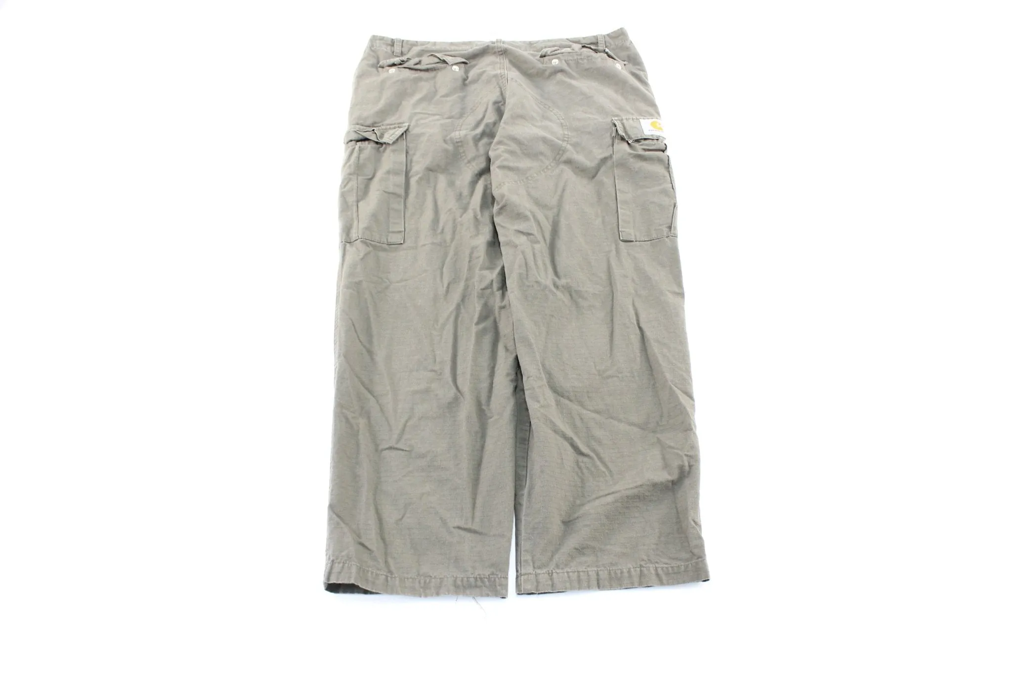 Carhartt Logo Patch Green Cargo Pants