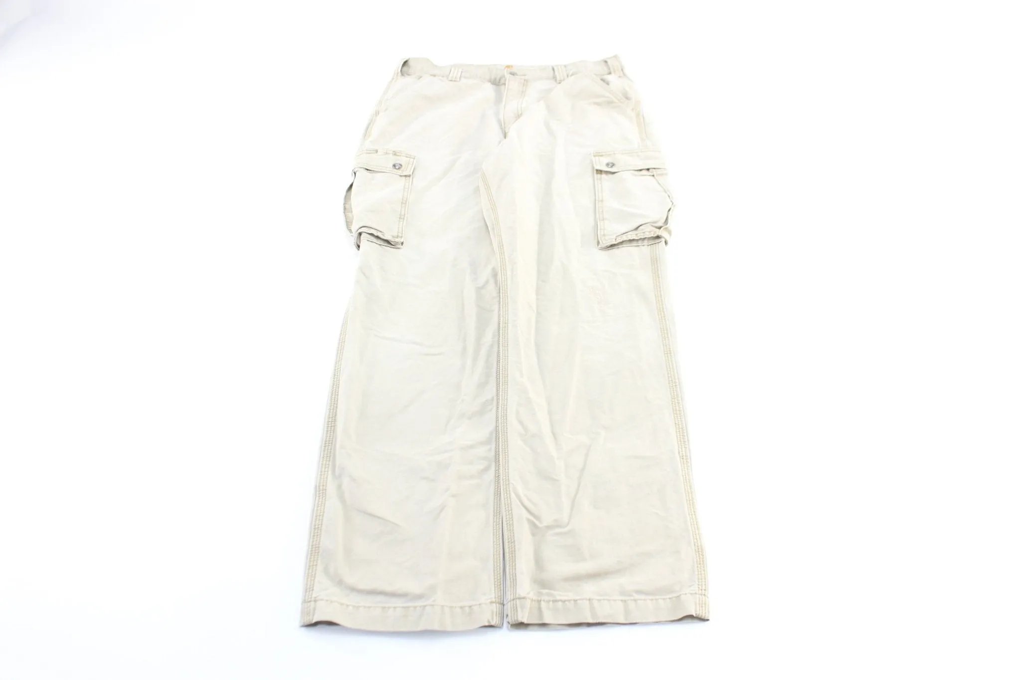 Carhartt Logo Patch Light Tan Cargo Pants