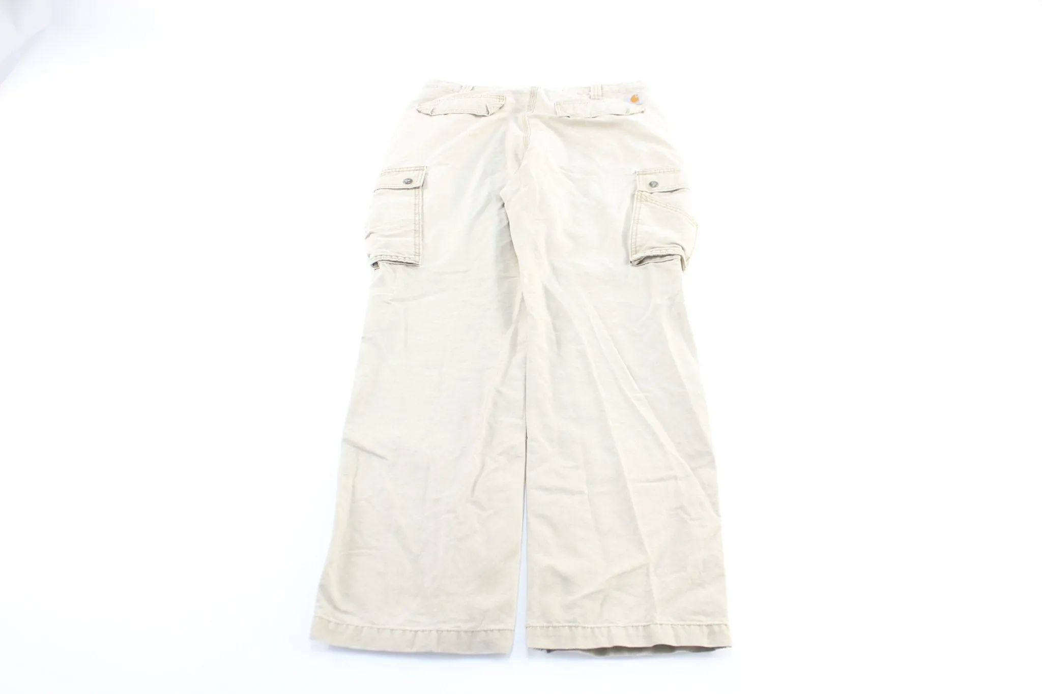 Carhartt Logo Patch Light Tan Cargo Pants