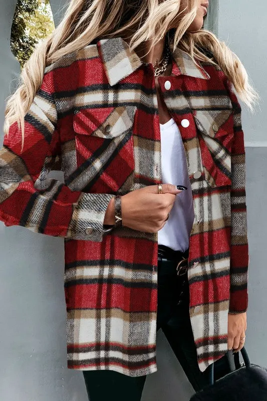 Carina Plaid Shacket