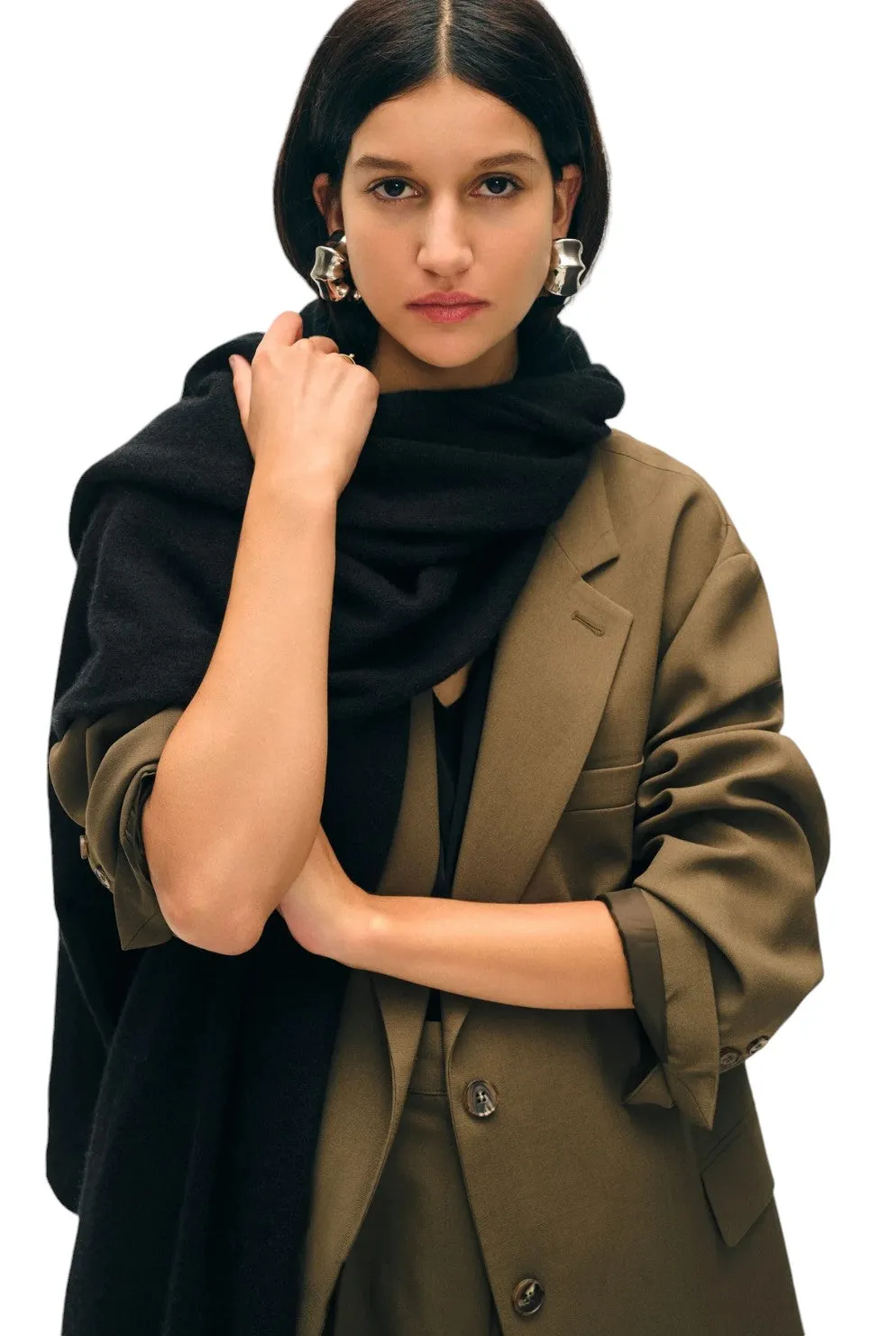 Cashmere Travel Wrap - Black