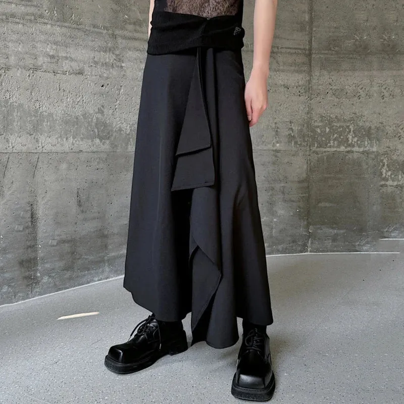 Casual Dark Style Irregular Pants