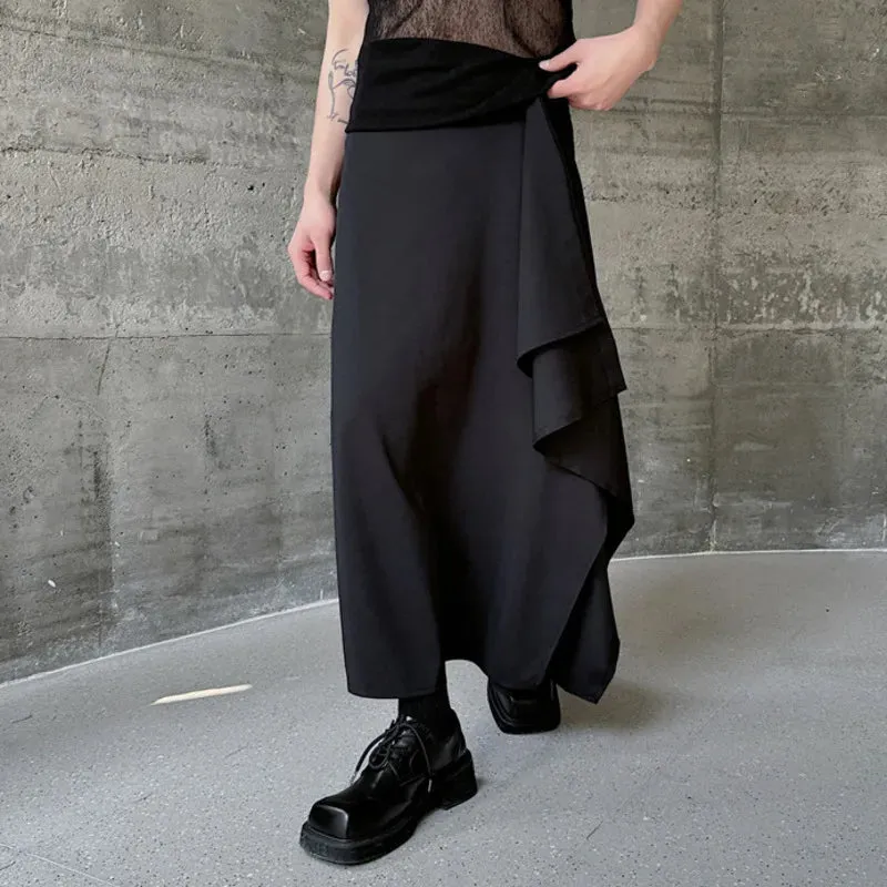 Casual Dark Style Irregular Pants