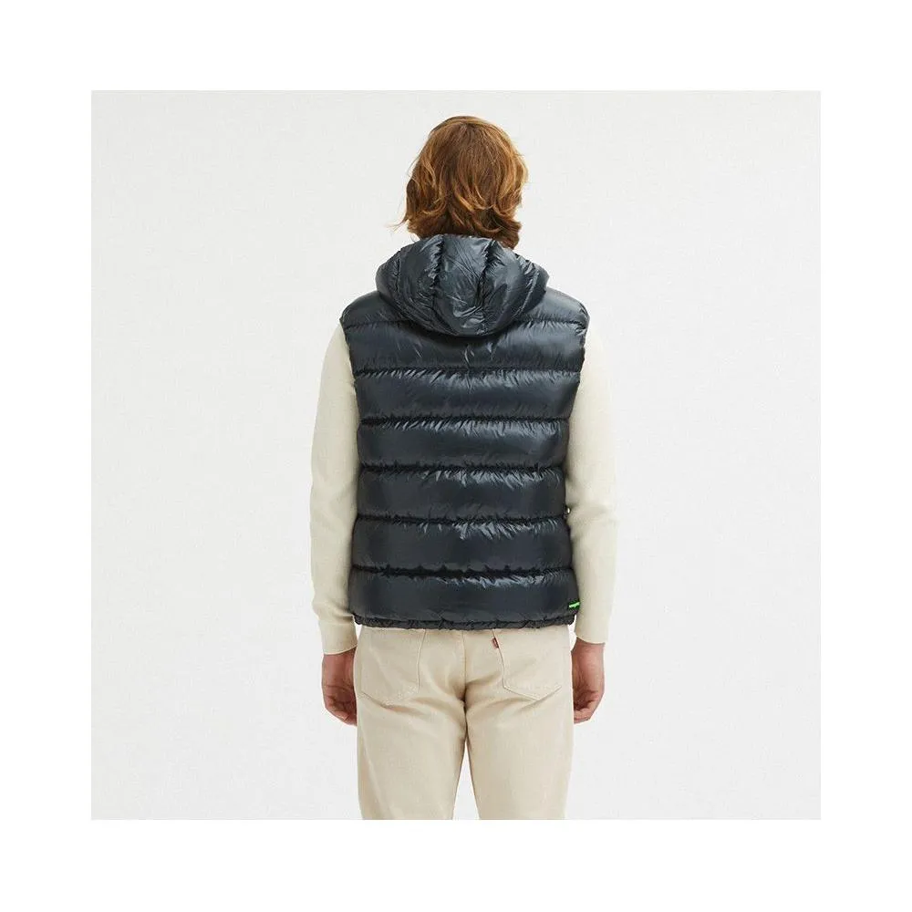 Centogrammi Gray Nylon Men's Reversible Vest