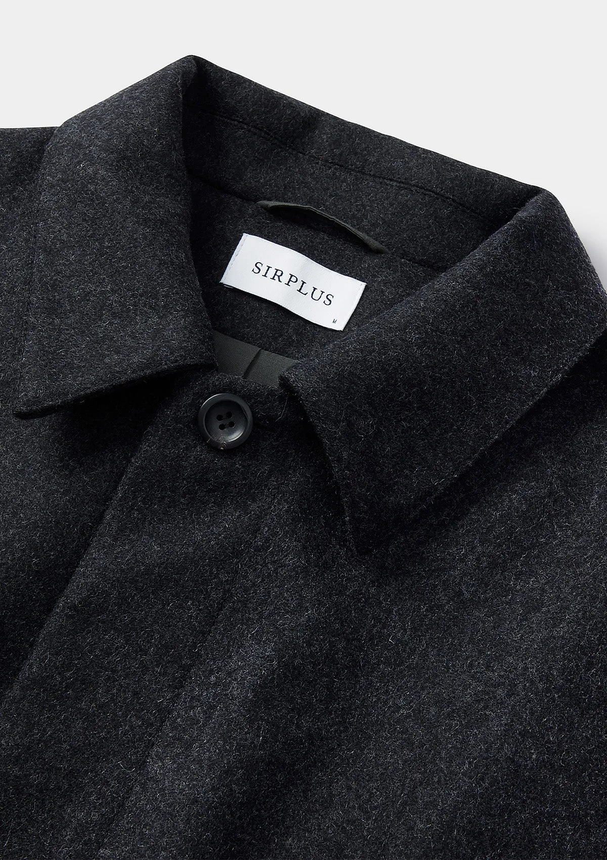 Charcoal Wool Flight Jacket