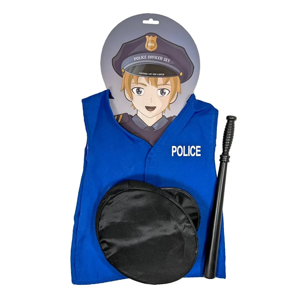 Children Police Officer Instant Dress Up Set