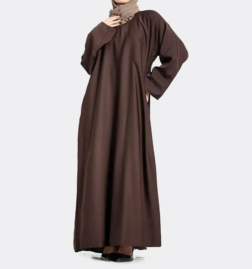 Chocolate Basic Abaya