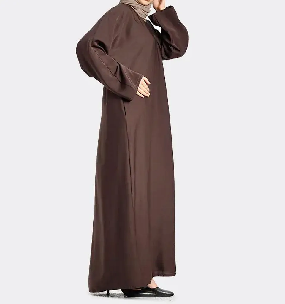 Chocolate Basic Abaya